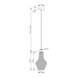 Подвесной светильник Maytoni Tommy P041PL-01B
