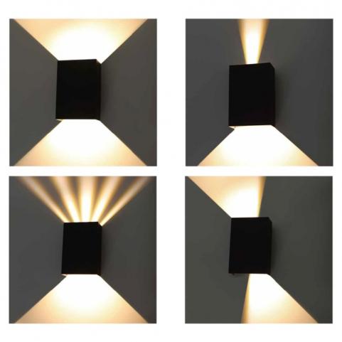 Настенный уличный светильник Arte Lamp Algol   A5640AL-2BK