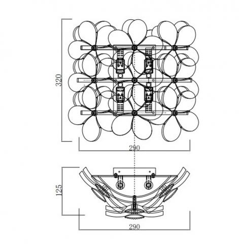 Бра Newport Flora 3664/A