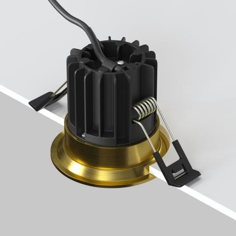 Точечный светильник Maytoni Technical Downlight 3000K Round DL058-7W3K-BS