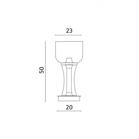 Настольный светильник Divinare Volturn 1243/06 TL-15