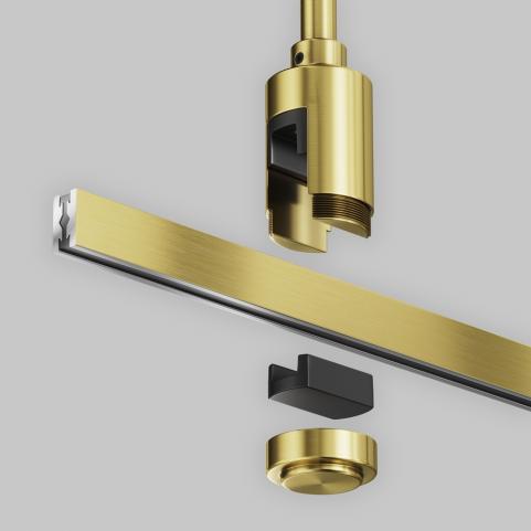 Шинопровод 1м Maytoni Technical Flarity TRX154-111BS