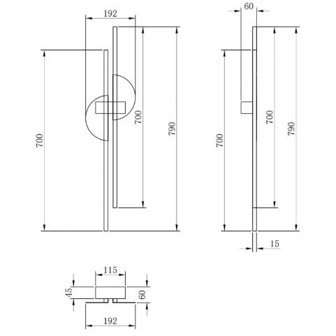 Бра Maytoni Skyline MOD179WL-L22BS4K1