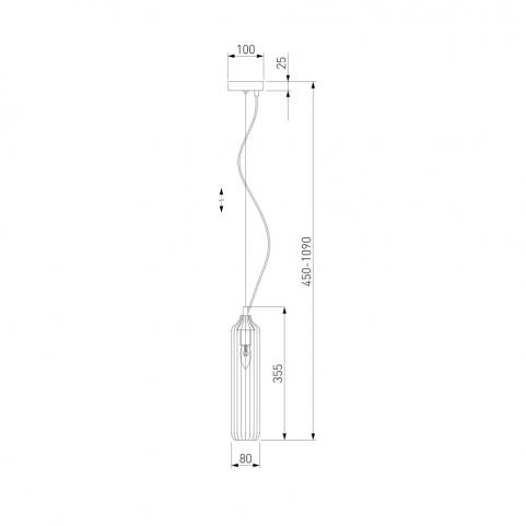 Подвесной светильник Eurosvet Siesta 50252/1 белый матовый