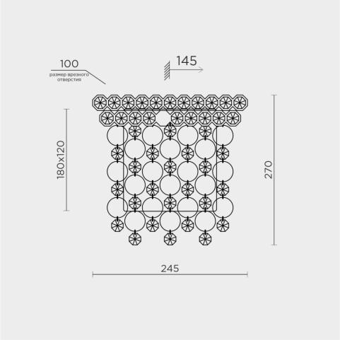 Бра Modelux ML.9444   ML.9444.270 CR
