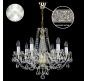 Люстра Art Glass RADKA VI. FULL CUT R14 WHITE NICKEL CE