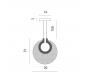 Светильник подвесной Divinare Bilancia 5194/01 SP-12