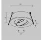 Точечный светильник Maytoni Technical Downlight Wink DL061-GU10-W