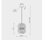 Подвесной светильник Modelight MDL.65223  3000-6000K MDL.65223.2HC GD